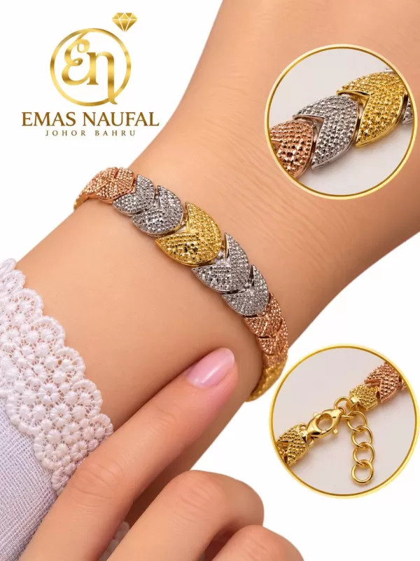 Rantai tangan 3 warna